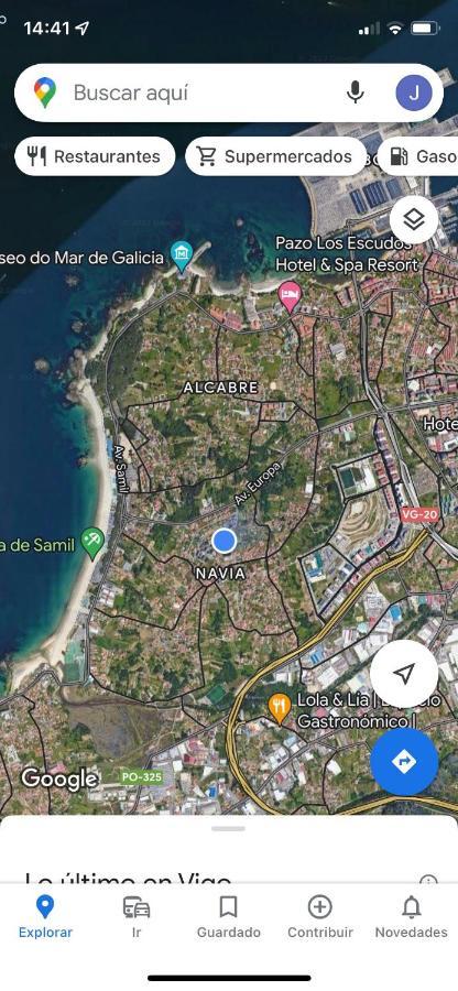 Апартаменты Samil Playa Виго Экстерьер фото